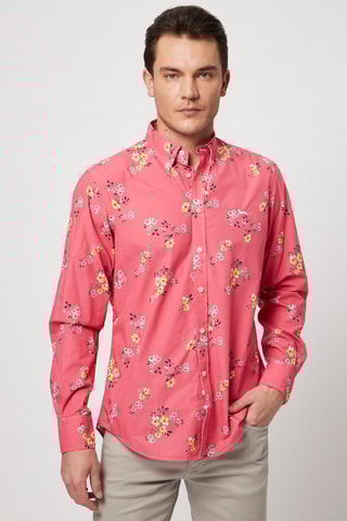 Chemise - Corail et jaune - Harmont & Blaine