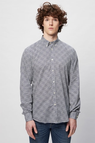 Chemise - Bleu marine et blanc - Harmont & Blaine