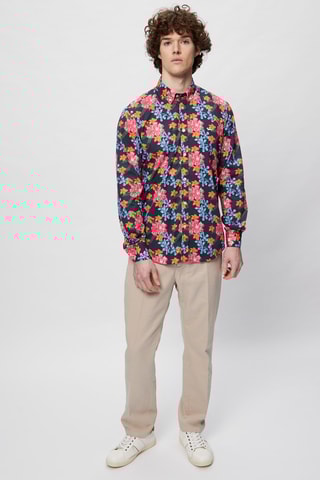 Chemise - Bleu marine et fuchsia - Harmont & Blaine
