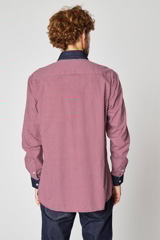 Chemise - Bordeaux et écru - Harmont & Blaine