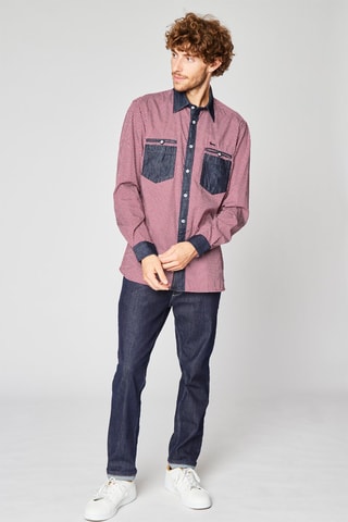 Chemise - Bordeaux et écru - Harmont & Blaine
