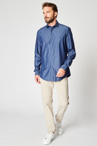 Chemise rayée - Bleu - Harmont & Blaine