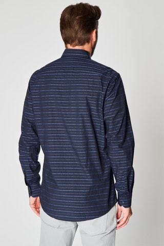 Chemise rayée - Bleu - Harmont & Blaine