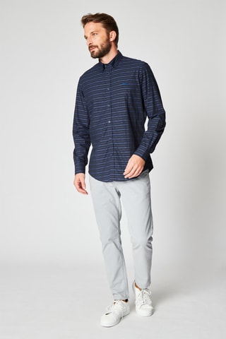 Chemise rayée - Bleu - Harmont & Blaine