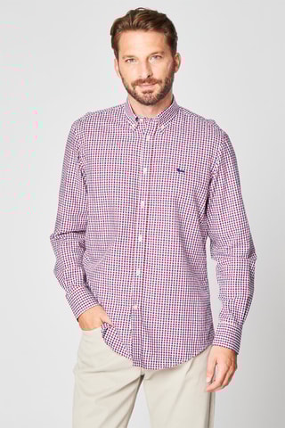 Chemise à carreaux - Rouge et blanc - Harmont & Blaine