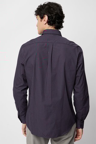 Chemise regular - Bleu et blanc - Harmont & Blaine
