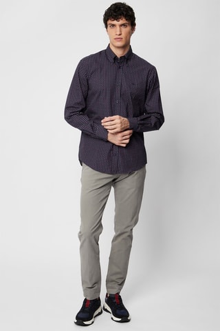 Chemise regular - Bleu et blanc - Harmont & Blaine