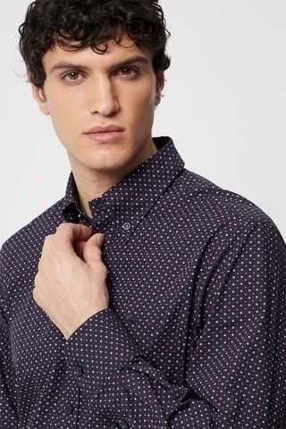 Chemise regular - Bleu et blanc - Harmont & Blaine