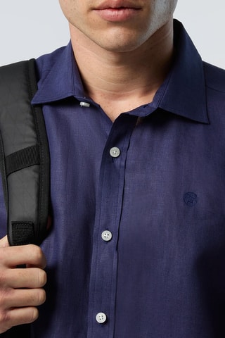 Chemise regular en lin Bleu marine - North Sails
