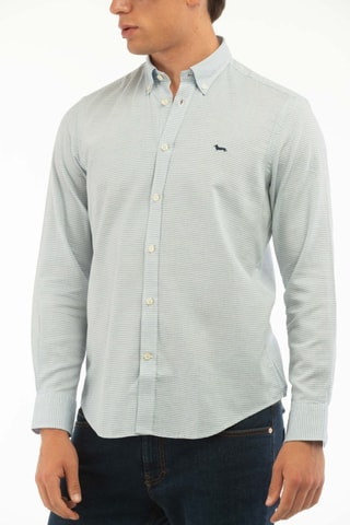 Chemise - Blanc et bleu - Harmont & Blaine