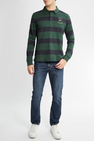 Polo - Vert et bleu marine - Beverly Hills