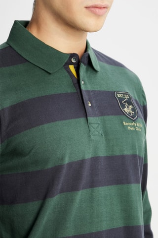 Polo - Vert et bleu marine - Beverly Hills