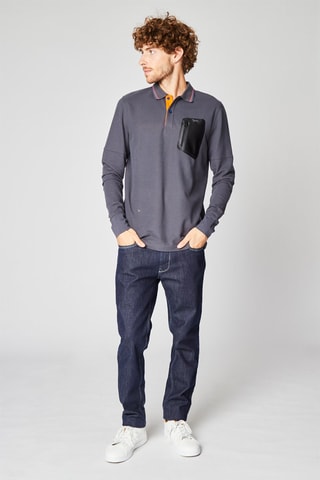 Polo - Gris et noir - Harmont & Blaine