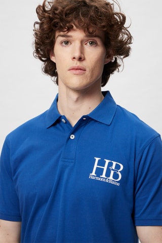 Polo - Bleu cobalt - Harmont & Blaine