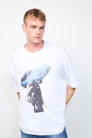 T-shirt oversize Kidar - Blanc - Richmond