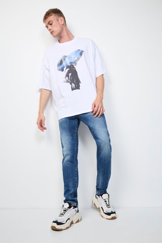 T-shirt oversize Kidar - Blanc - Richmond
