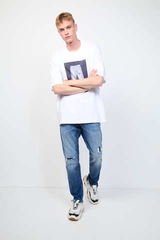 T-shirt oversize Affak - Blanc - Richmond