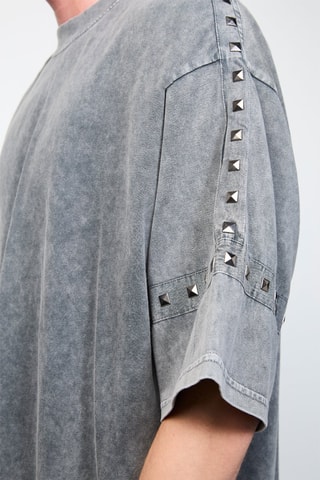 T-shirt oversize Bacosi - Gris - Richmond