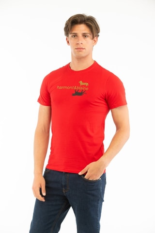 T-shirt - Rouge - Harmont & Blaine
