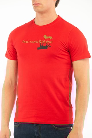 T-shirt - Rouge - Harmont & Blaine