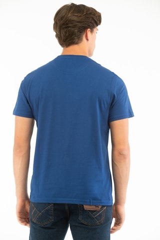 T-shirt - Bleu - Harmont & Blaine