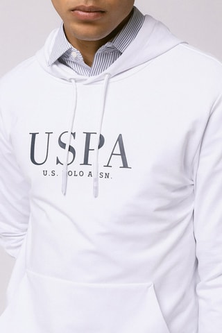 Sweat à capuche - Blanc - US Polo