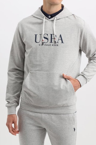 Sweat à capuche - Gris - US Polo