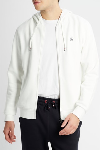 Sweat à capuche - Blanc - Beverly Hills