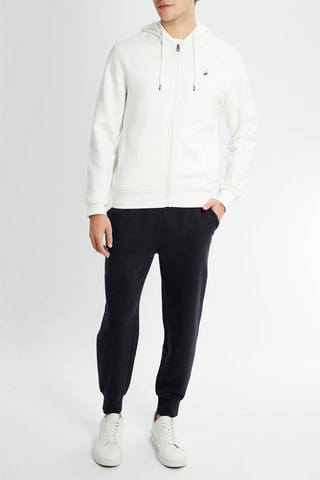 Sweat à capuche - Blanc - Beverly Hills