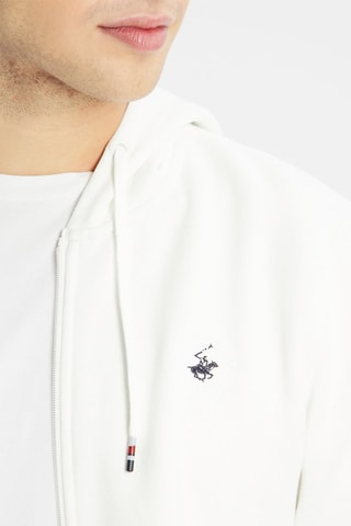 Sweat à capuche - Blanc - Beverly Hills