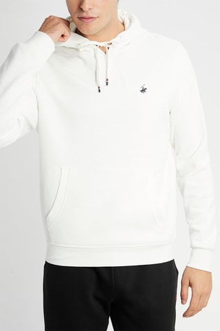 Sweat à capuche - Blanc - Beverly Hills