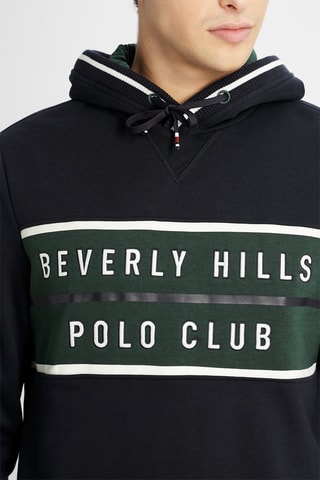 Sweat à capuche - Bleu nuit - Beverly Hills