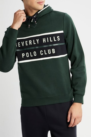 Sweat à capuche - Vert - Beverly Hills