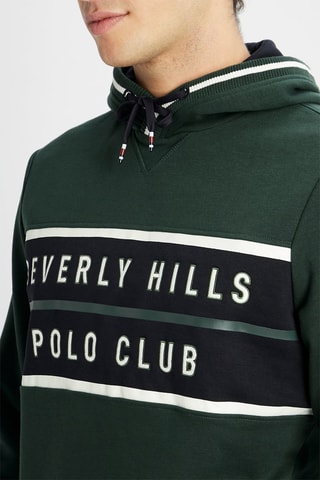 Sweat à capuche - Vert - Beverly Hills