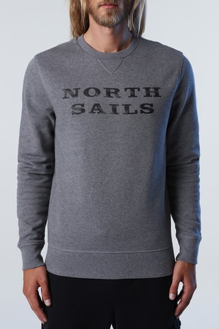 Sweat Gris foncé chiné - North Sails