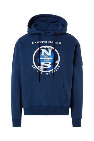 Sweat à capuche - Bleu pétrole - North Sails