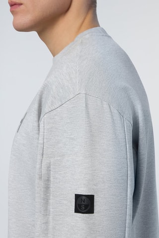 Sweat - Gris clair chiné - North Sails