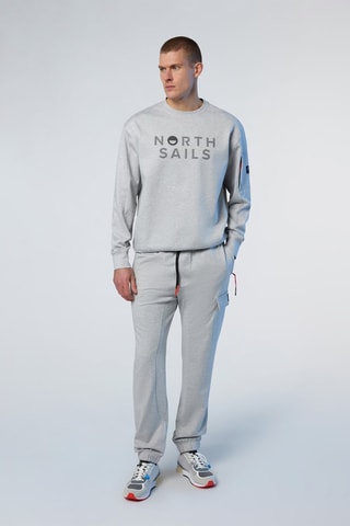 Sweat - Gris clair chiné - North Sails