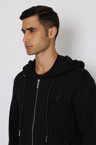 Sweat regular à capuche Steini - Noir - Richmond