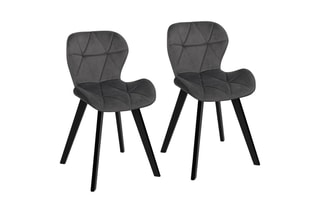 2 chaises en bois Daisy - 46 x 79 x 50 cm