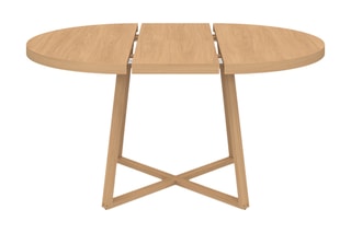 Table avec plateau extensible Sana - 110/150 x 110 x 75 cm