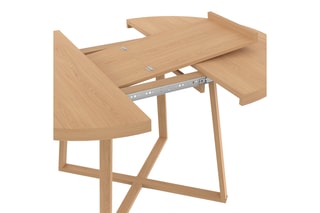 Table avec plateau extensible Sana - 110/150 x 110 x 75 cm