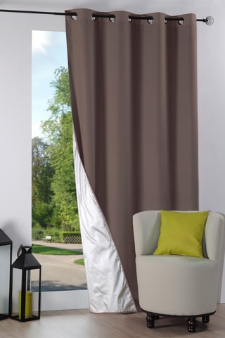 Rideau isolant Nelson - Taupe - 135 x 240 cm