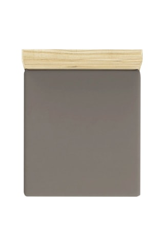 Drap-housse en coton 117g/m² - Gris