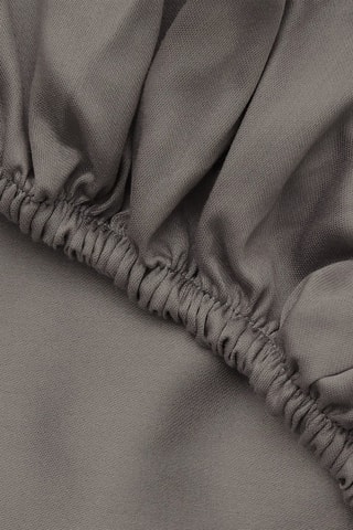 Drap-housse en coton 117g/m² - Gris