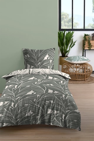 Parure de couette Callum - Sauge et blanc