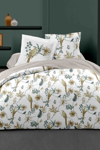 Parure de couette en coton 57 fils/cm² Camopi - Blanc