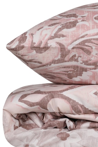 Parure de couette en coton renforcé 145 fils/cm² Floral - Rose