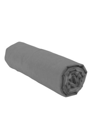 Parure de draps en coton 57 fils/cm² Origatoon - Kaki et gris