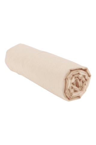 Parure de draps en coton 57 fils/cm² Peachy Pastel - Blanc
